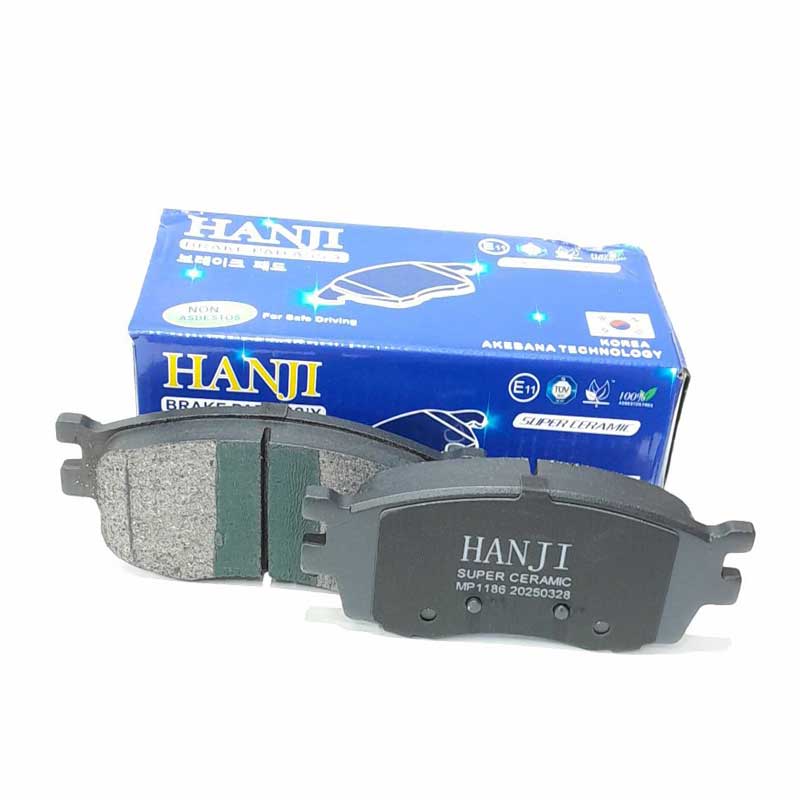 لنت ترمز سرامیکی جلو جک J4 نوع 1 وارداتی هانجی HANJI