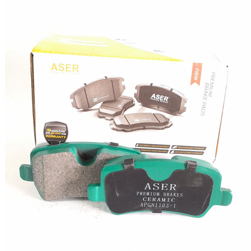 لنت ترمز سرامیکی عقب بیسو T3 ایسر ASER